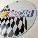 Vintage Nascar Stock Car Sign – Gas Station Porcelain Sign - Image 13