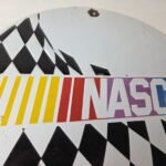 Vintage Nascar Stock Car Sign – Gas Station Porcelain Sign - Image 5