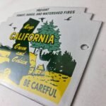 Vintage National Park Sign – Yosemite California Gas Pump Porcelain Sign - Image 12