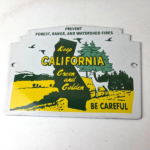 Vintage National Park Sign – Yosemite California Gas Pump Porcelain Sign - Image 15