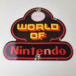 Vintage Nintendo Video Game Sign – Video Game Console Porcelain Gas Pump Sign - Image 12