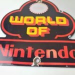 Vintage Nintendo Video Game Sign – Video Game Console Porcelain Gas Pump Sign - Image 4