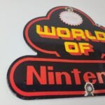 Vintage Nintendo Video Game Sign – Video Game Console Porcelain Gas Pump Sign - Image 6