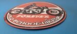 Vintage Old School Bikers Sign – Motorcycle Gasoline Service Pump Porcelain Sign - Image 11