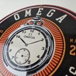 Vintage Omega Watches Sign – Matchless Merits Store Display Gas Porcelain Sign - Image 12