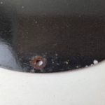 Vintage Omega Watches Sign – Matchless Merits Store Display Gas Porcelain Sign - Image 8