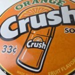Vintage Orange Crush Sign – Fruit Flavored Beverage Gas Station Porcelain Sign - Image 4