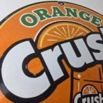 Vintage Orange Crush Sign – Fruit Flavored Beverage Gas Station Porcelain Sign - Image 5