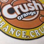Vintage Orange Crush Sign – Orange Crush Beverage Gas Station Porcelain Ad Sign - Image 11