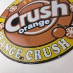Vintage Orange Crush Sign – Orange Crush Beverage Gas Station Porcelain Ad Sign - Image 14