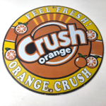 Vintage Orange Crush Sign – Orange Crush Beverage Gas Station Porcelain Ad Sign - Image 15