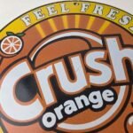 Vintage Orange Crush Sign – Orange Crush Beverage Gas Station Porcelain Ad Sign - Image 3