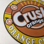 Vintage Orange Crush Sign – Orange Crush Beverage Gas Station Porcelain Ad Sign - Image 6
