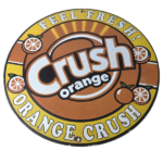 Vintage Orange Crush Sign – Orange Crush Beverage Gas Station Porcelain Ad Sign - Image 2