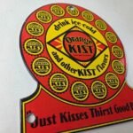 Vintage Orange Kist Sign – Drink Ice Cold Kist Gas Pump Soda Porcelain Sign - Image 6