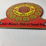 Vintage Orange Kist Sign – Drink Ice Cold Kist Gas Pump Soda Porcelain Sign - Image 10