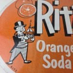 Vintage Orange Soda Sign – Ritz Drink Carbonated Porcelain Gas Oil Pump Sign - Image 4