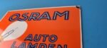 VINTAGE OSRAM PORCELAIN GAS ELECTRIC AUTO LAMPEN GAS SERVICE STATION PUMP SIGN - Image 9