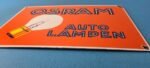 VINTAGE OSRAM PORCELAIN GAS ELECTRIC AUTO LAMPEN GAS SERVICE STATION PUMP SIGN - Image 11
