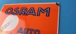 VINTAGE OSRAM PORCELAIN GAS ELECTRIC AUTO LAMPEN GAS SERVICE STATION PUMP SIGN - Image 8