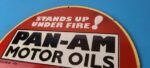 Vintage Pan-am Sign – American Soldiers USA Army Gasoline Service Porcelain Sign - Image 8