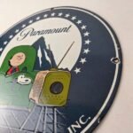 Vintage Paramount Television Sign – TV Snoopy Porcelain Gas Sign - Image 13