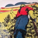 Vintage Paul Bunyan Sign – California Highway Gas Service Pump Porcelain Sign - Image 3