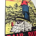 Vintage Paul Bunyan Sign – California Highway Gas Service Pump Porcelain Sign - Image 6