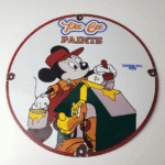 Vintage Pee Gee Paints Sign – Mickey Painting Brush Gas Pump Porcelain Sign - Image 12