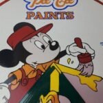 Vintage Pee Gee Paints Sign – Mickey Painting Brush Gas Pump Porcelain Sign - Image 3