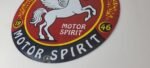 Vintage Pegasus Sign – Gas Motor Spirit Pump Service Porcelain Sign - Image 10
