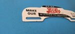 VINTAGE PEPSI PORCELAIN GAS OIL DRINK BEVERAGE COLA SIGN AD LICENSE PLATE TOPPER - Image 6
