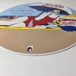 Vintage Pepsi Porcelain Sign – Bottles Beach Beverage Drink Cola Gas Sign - Image 10