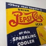 Vintage Pepsi Porcelain Sign – Obey Impulse Beverage Drink Cola Gas Sign - Image 5