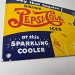Vintage Pepsi Porcelain Sign – Obey Impulse Beverage Drink Cola Gas Sign - Image 6