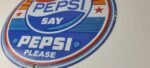 Vintage Pepsi Porcelain Sign – Pepsi Please Advertisement Drink Soda Cola Sign - Image 10