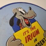 Vintage Pepsodent Sign – Pluto Teeth Store Display Gas Pump Advertising Sign - Image 5