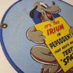 Vintage Pepsodent Sign – Pluto Teeth Store Display Gas Pump Advertising Sign - Image 6