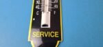Vintage Peugeot Sign – Service Gas Pump Sign on Porcelain Thermometer - Image 4