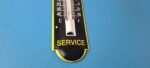 Vintage Peugeot Sign – Service Gas Pump Sign on Porcelain Thermometer - Image 7