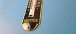 Vintage Peugeot Sign – Service Gas Pump Sign on Porcelain Thermometer - Image 10