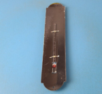 Vintage Peugeot Sign – Service Gas Pump Sign on Porcelain Thermometer - Image 14