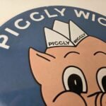 Vintage Piggly Wiggly Sign – Grocery Store Gas Porcelain Self Service Sign - Image 5