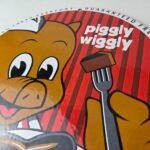 Vintage Piggly Wiggly Sign – Grocery Store Gas Pump Porcelain Service Sign - Image 12