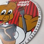 Vintage Piggly Wiggly Sign – Grocery Store Gas Pump Porcelain Service Sign - Image 13