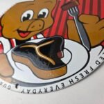 Vintage Piggly Wiggly Sign – Grocery Store Gas Pump Porcelain Service Sign - Image 14