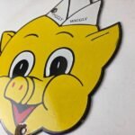 Vintage Piggly Wiggly Sign – Service Grocery Store Gas Pump Porcelain Sign - Image 13