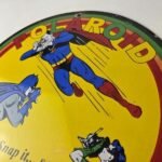 Vintage Polaroid Camera Sign – Photos Superman Batman Gas Pump Porcelain Sign - Image 12