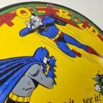 Vintage Polaroid Camera Sign – Photos Superman Batman Gas Pump Porcelain Sign - Image 5