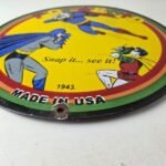 Vintage Polaroid Camera Sign – Photos Superman Batman Gas Pump Porcelain Sign - Image 10